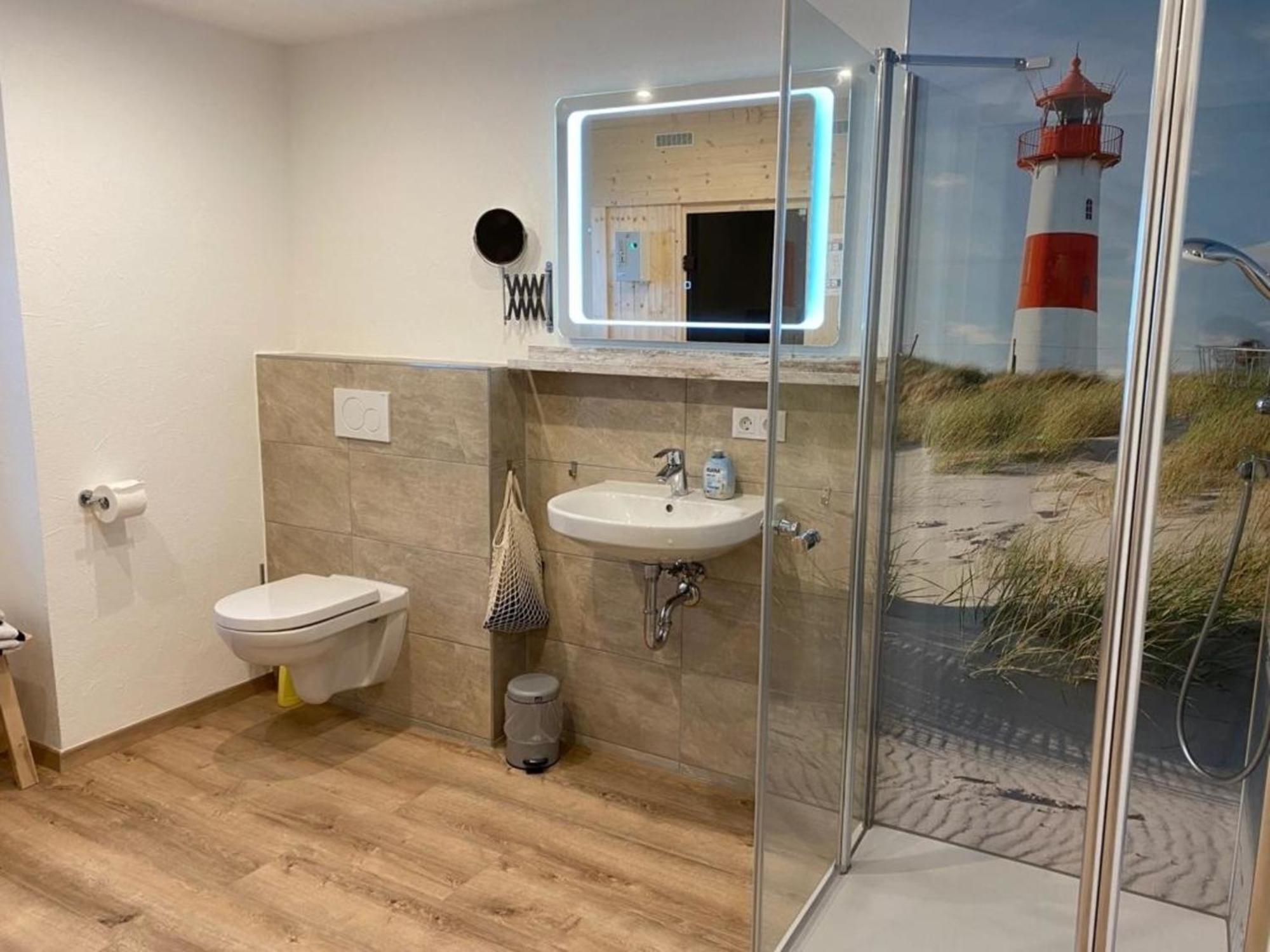 Leuchtturm Buesum, Exklusiv, Sauna Kültér fotó